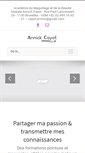 Mobile Screenshot of annickcayot.com